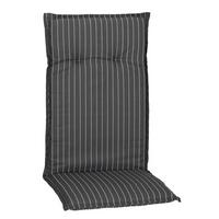 Hochlehner Auflagen Belm 4er-Set ca. 118x50cm Grau/Weiß - Weiß/Grau, Basics, Textil (118/50/6cm) - Gardenson