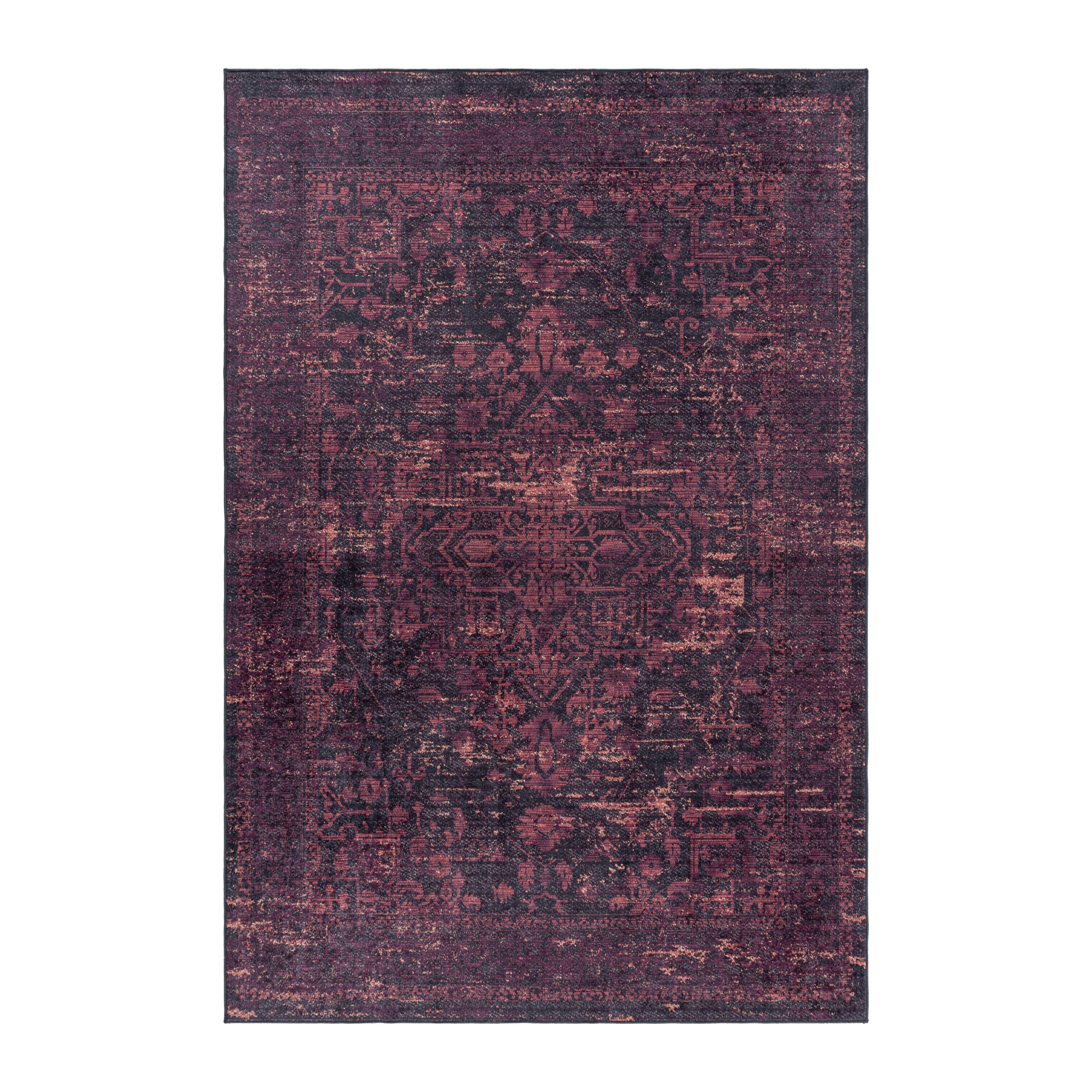 Flachwebeteppich Fiesta Rot ca. 80x150cm - Rot, Design, Textil (80/150cm) - Novel