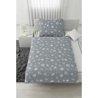 Lenjerie de pat Pusteblume cca. 140x200/50x70 cm - gri, Konventionell, textil (140/200cm) - Modern Living