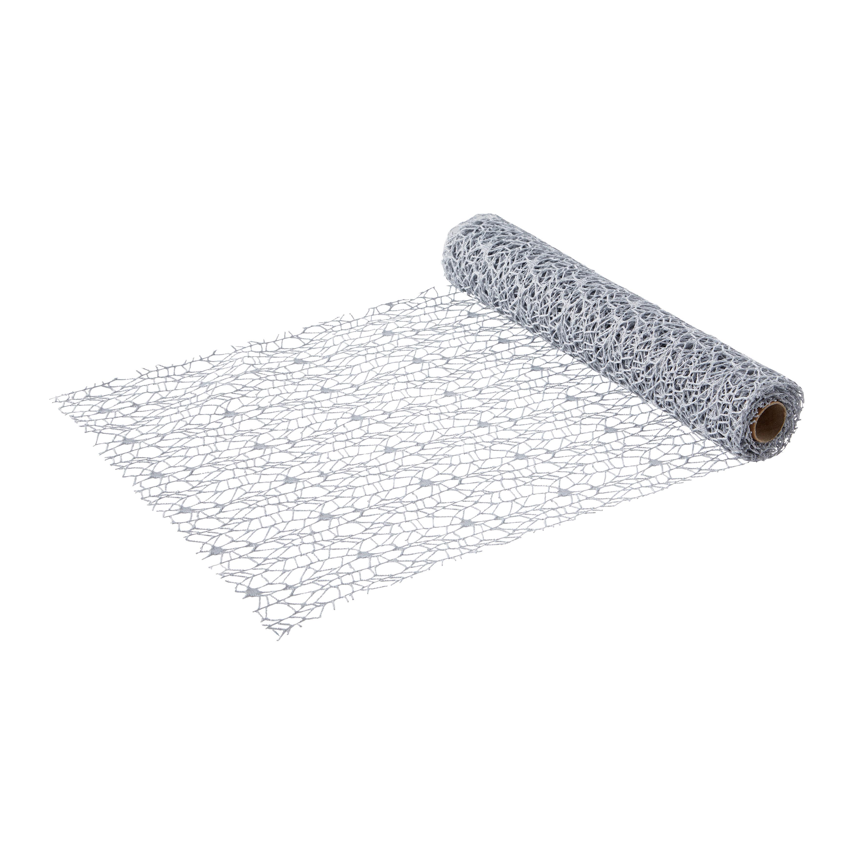 Dekostoff Spider Hellgrau - Hellgrau, Textil (35/300cm) - Modern Living