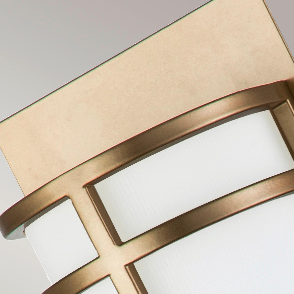 Falilámpa Fe-Fusion2-Pnbr - sárgarézszínű, Konventionell, üveg/fém (43.2/12.7/10.2cm) - Elstead Lighting