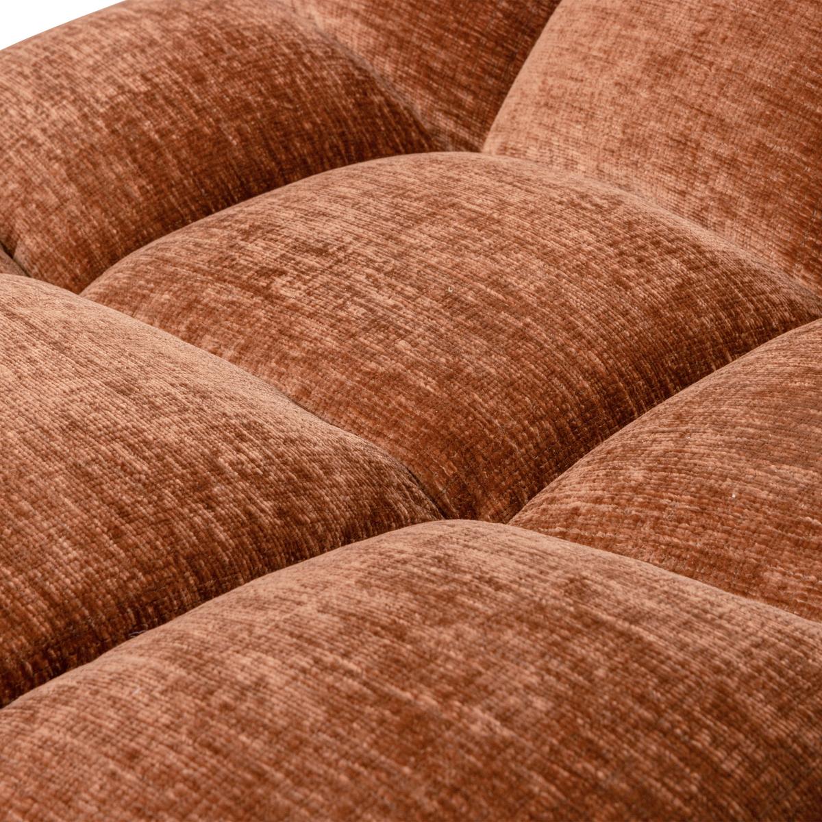 SESSEL Elvi Rostfarben B: 73cm - Rostfarben/Braun, Design, Textil/Metall (73/81/84cm) - Livetastic