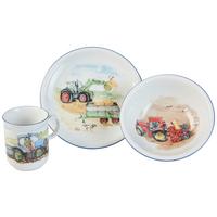 ZESTAW NACZYŃ DLA DZIECI 001.762036 - zielony/czerwony, Konventionell, ceramika - Seltmann Weiden