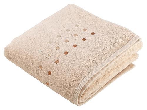 RĘCZNIK QUATTRO - beżowy, Basics, tkanina (50/100cm) - Esposa