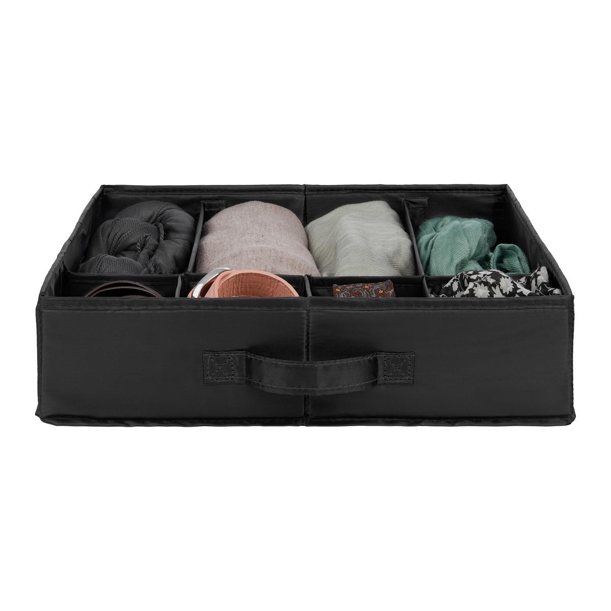 Schubladenbox Unit - S in Grau - Grau, KONVENTIONELL, Kunststoff/Textil (34,2/43,2/10,5cm) - Modern Living