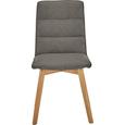 Stol Ellie - hrast/rjava, Moderno, tekstil/les (44/87/55,5cm) - Based Stol Ellie - hrast/rjava, Moderno, tekstil/les (44/87/55,5cm) - Based