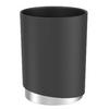 Zahnputzbecher Chris in Schwarz - Schwarz, Modern, Kunststoff/Metall (8/11cm) - Mömax