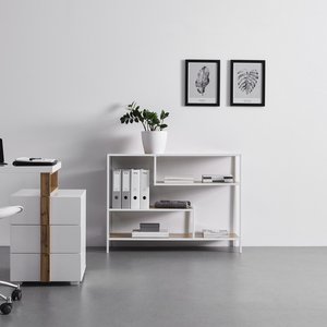 Regal in Weiß und Eichenfarbe online bestellen Regal in Weiß online bestellen