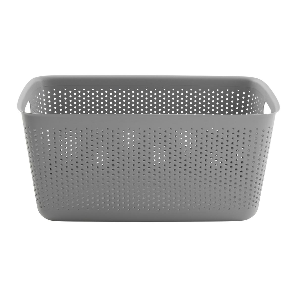 Coș de rufe Maja - cca. 45L - gri, Modern, plastic (58/39/26,5cm) - Mömax