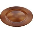 Platzteller Doris - Kupferfarben, Glas (34/1,5cm) - MÖMAX modern living
