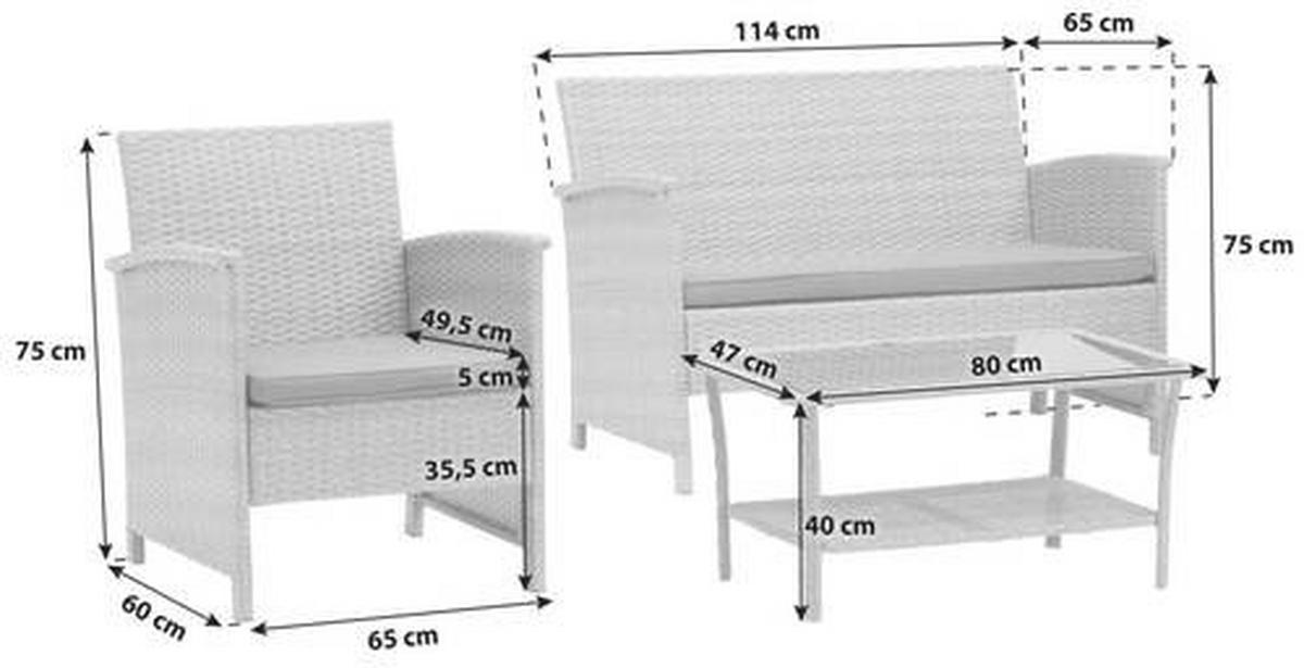 Lounge Garnitura Barbara, Siva - temno siva/črna, Moderno, kovina/umetna masa - Modern Living