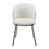 STOL MALEA - beige/svart, Modern, metall/trä (49/76/55cm) - Bessagi Home