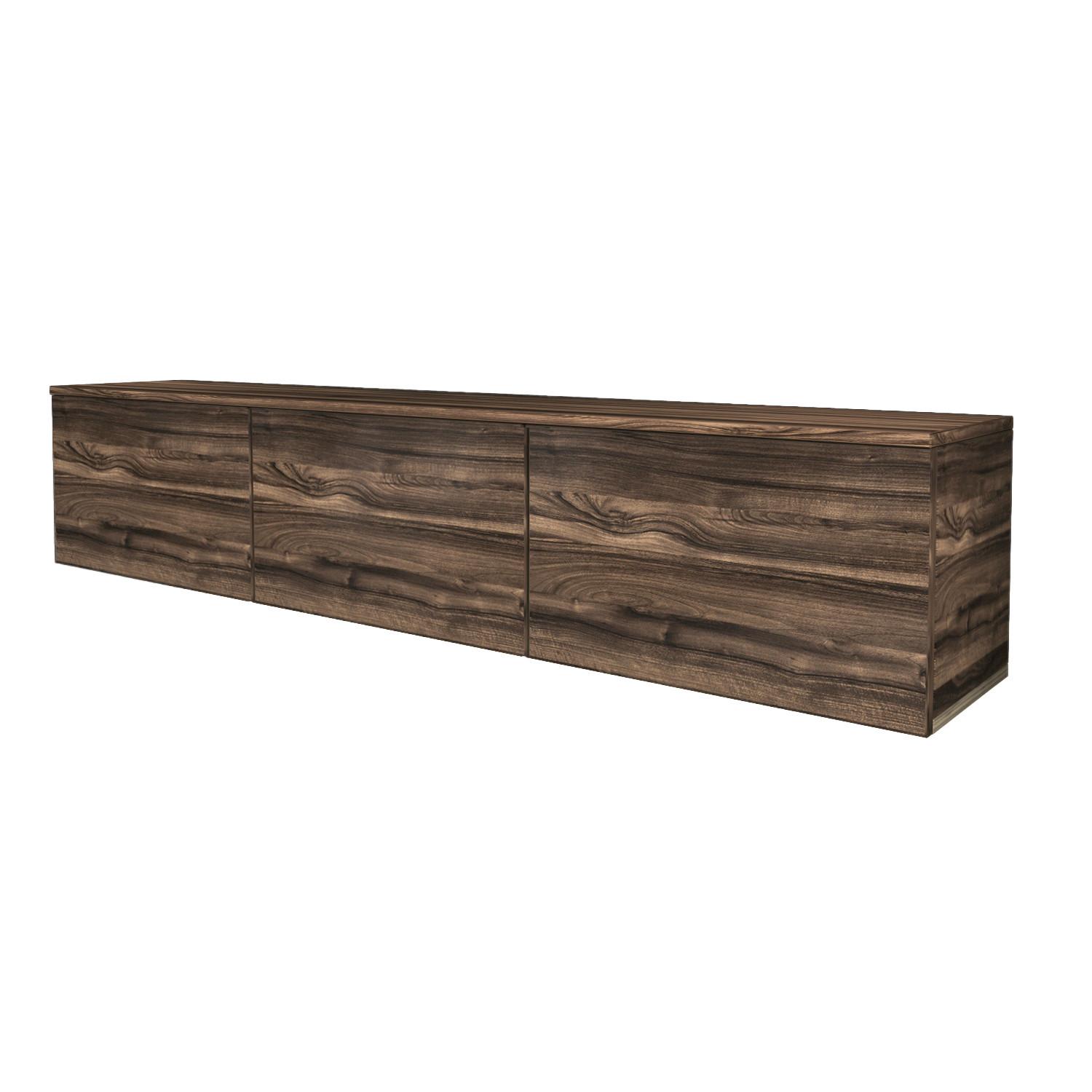 Lowboard Neon Tv-Möbel - Nussbaumfarben, Design, Holzwerkstoff (160/35/32cm) - Livetastic