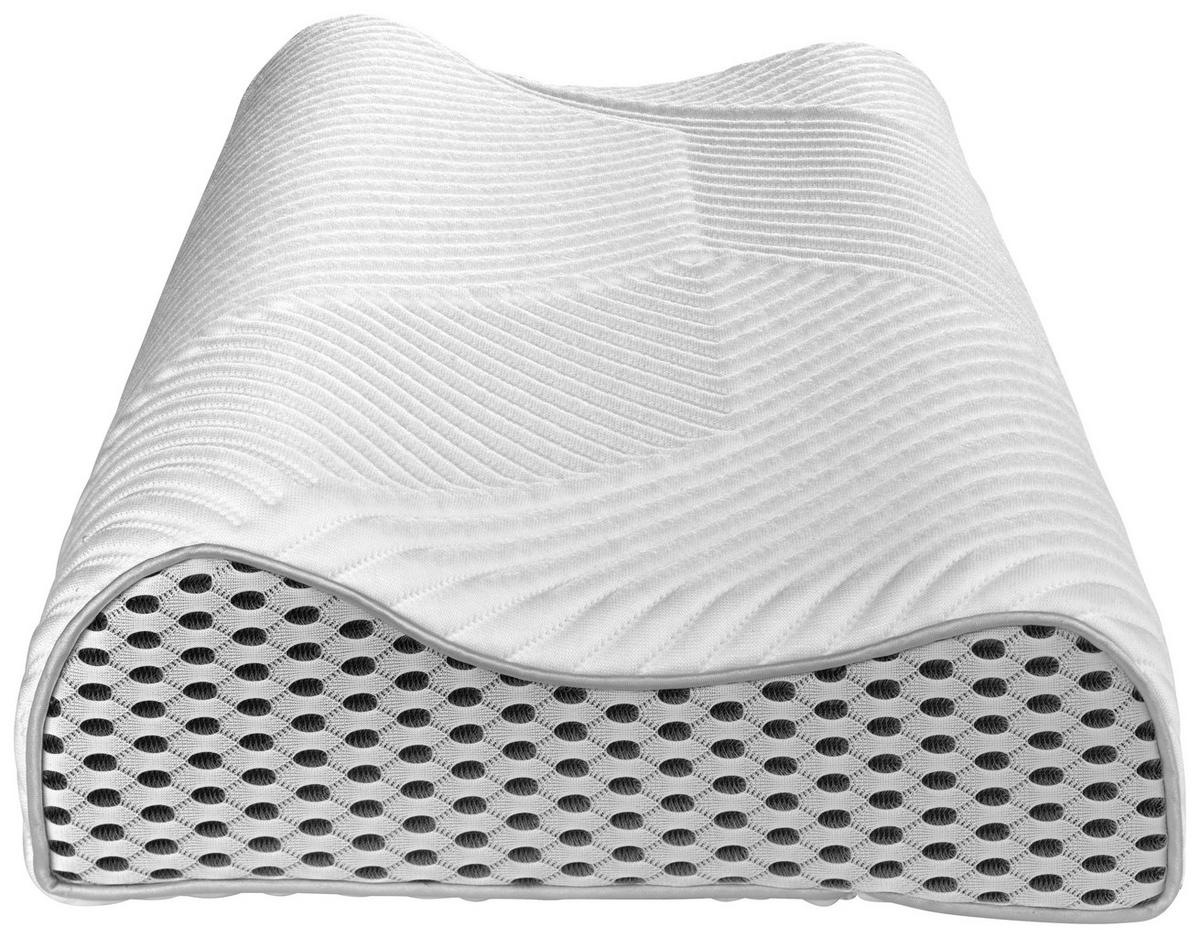 PODUSZKA POD KARK BODY & SOUL - kolor naturalny/biały, Basics, tkanina (32/65/11cm) - Irisette