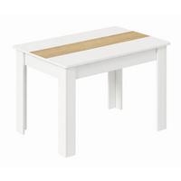 Esstisch Vcm Esstisch "disalo" 115x80 - Honigeiche/Weiss, Modern, Holzwerkstoff (115/80/75cm) - MID.YOU