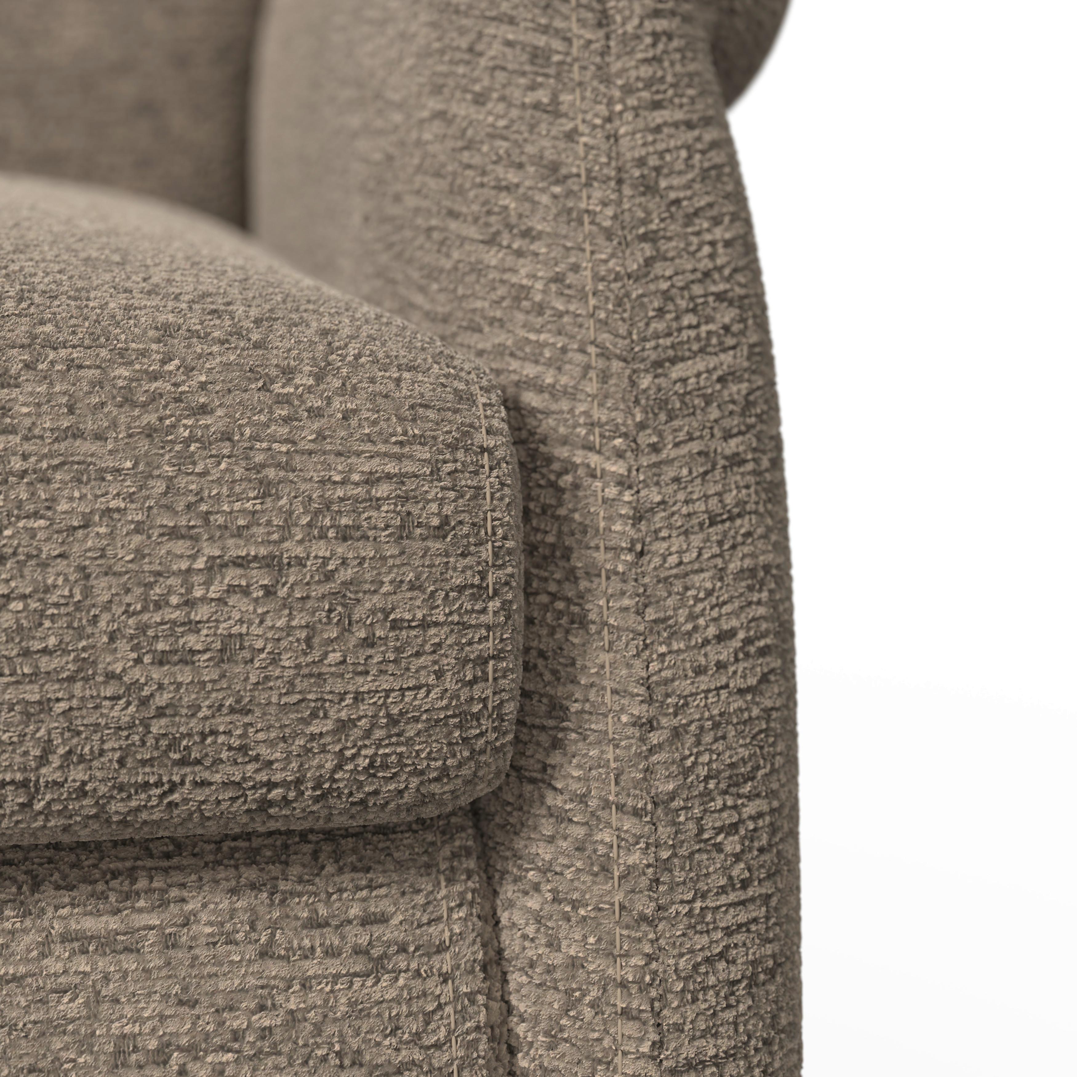 RELAXFÅTÖLJ ALICE - brun/svart, Modern, metall/trä (76/110/94cm) - Bessagi Home