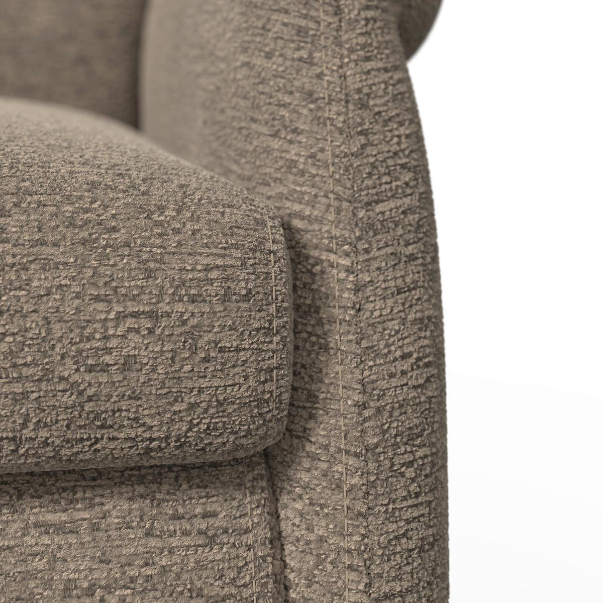 Elektrischer Relaxsessel Alice mir Liege- und Relaxfunktion - Schwarz/Braun, MODERN, Holz/Textil (76/110/90cm) - Bessagi Home