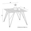 SOFFBORD CASABLANCA -BASED- - svart/ekfärgad, Modern, metall/trä (60/60/46cm) - Based