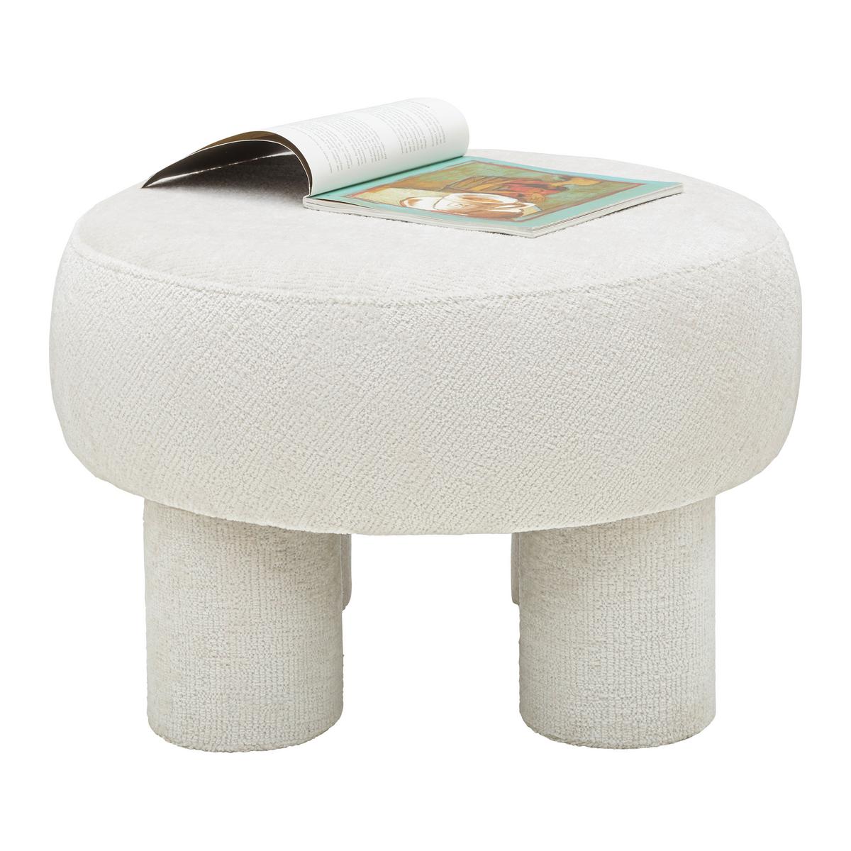 Hocker Trent Beige - Beige, LIFESTYLE, Holzwerkstoff/Textil (51/32cm) - Mömax