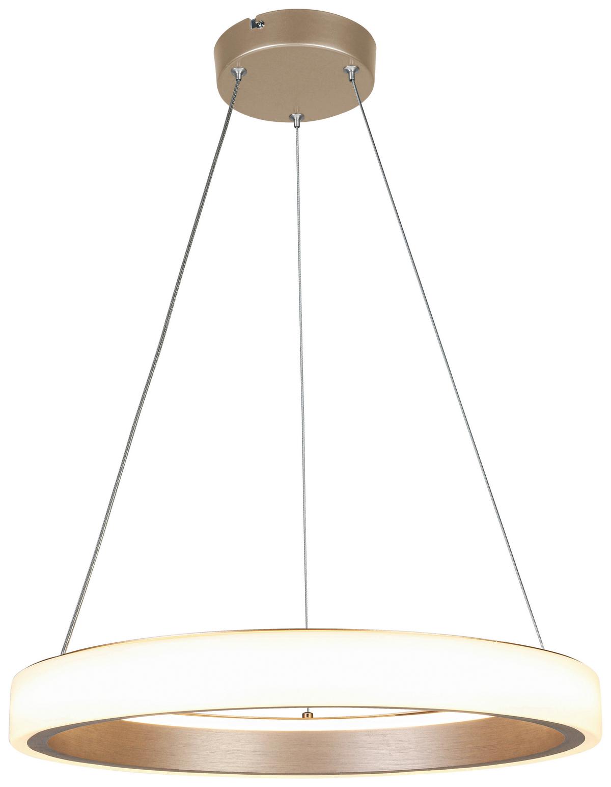 LAMPA WISZĄCA TERESA - biały/cappuccino, Trend, tworzywo sztuczne/metal (50/120cm) - Collet's Monde