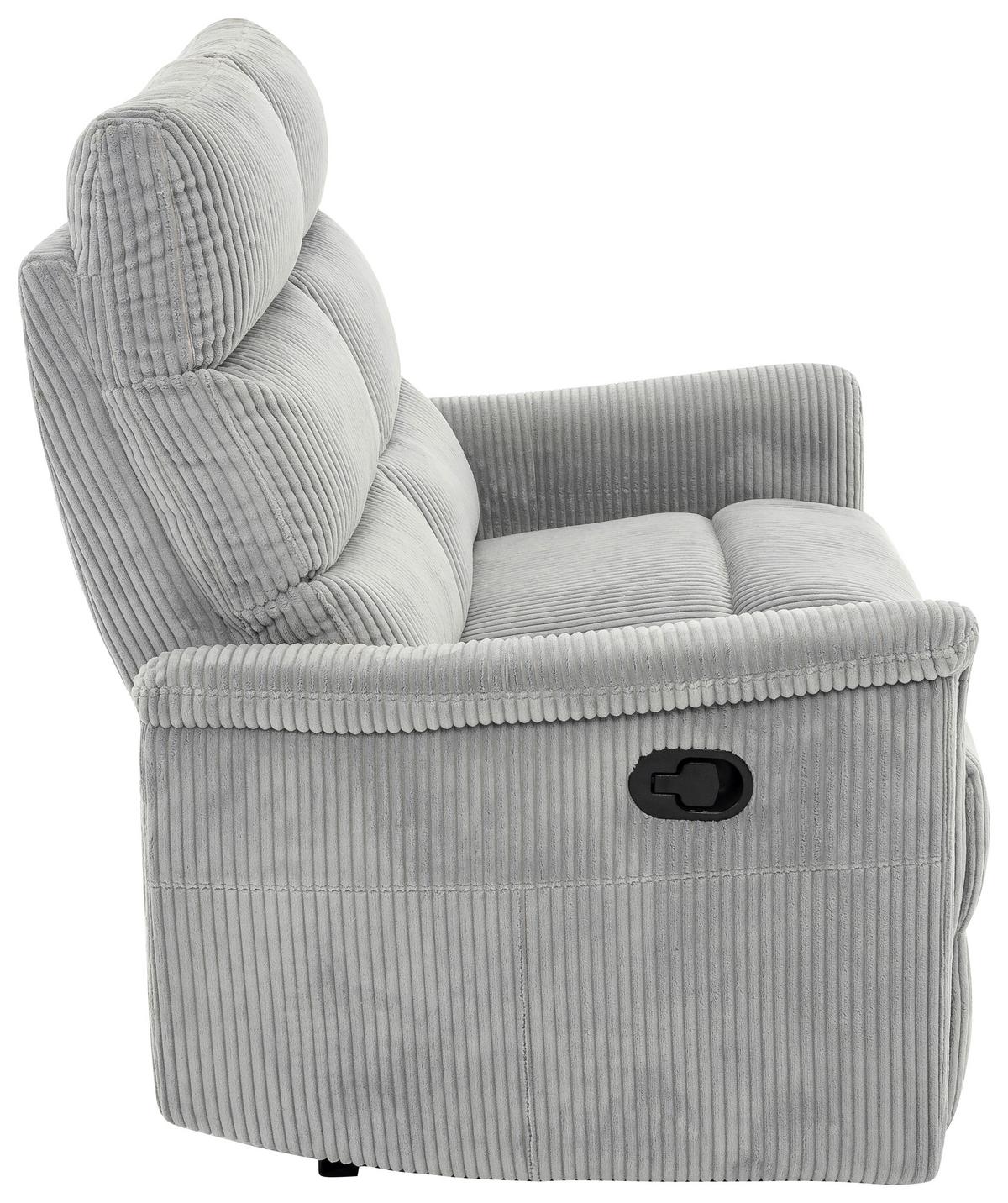 Dvosed Xeno, Svetlo Siva - črna/svetlo siva, Design, kovina/umetna masa (131/108/89cm) - Livetastic