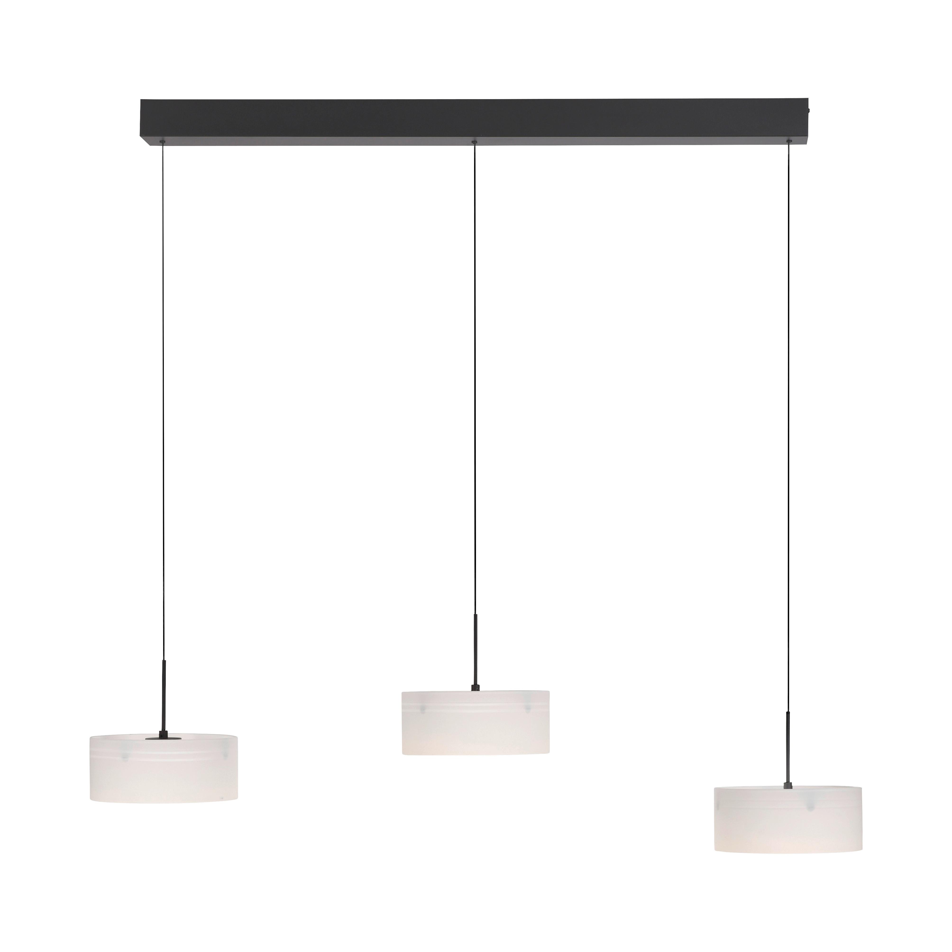 LAMPA WISZĄCA LED 2779-18 MARIKA - czarny, Design, tworzywo sztuczne/metal (105/20/180cm) - Paul Neuhaus