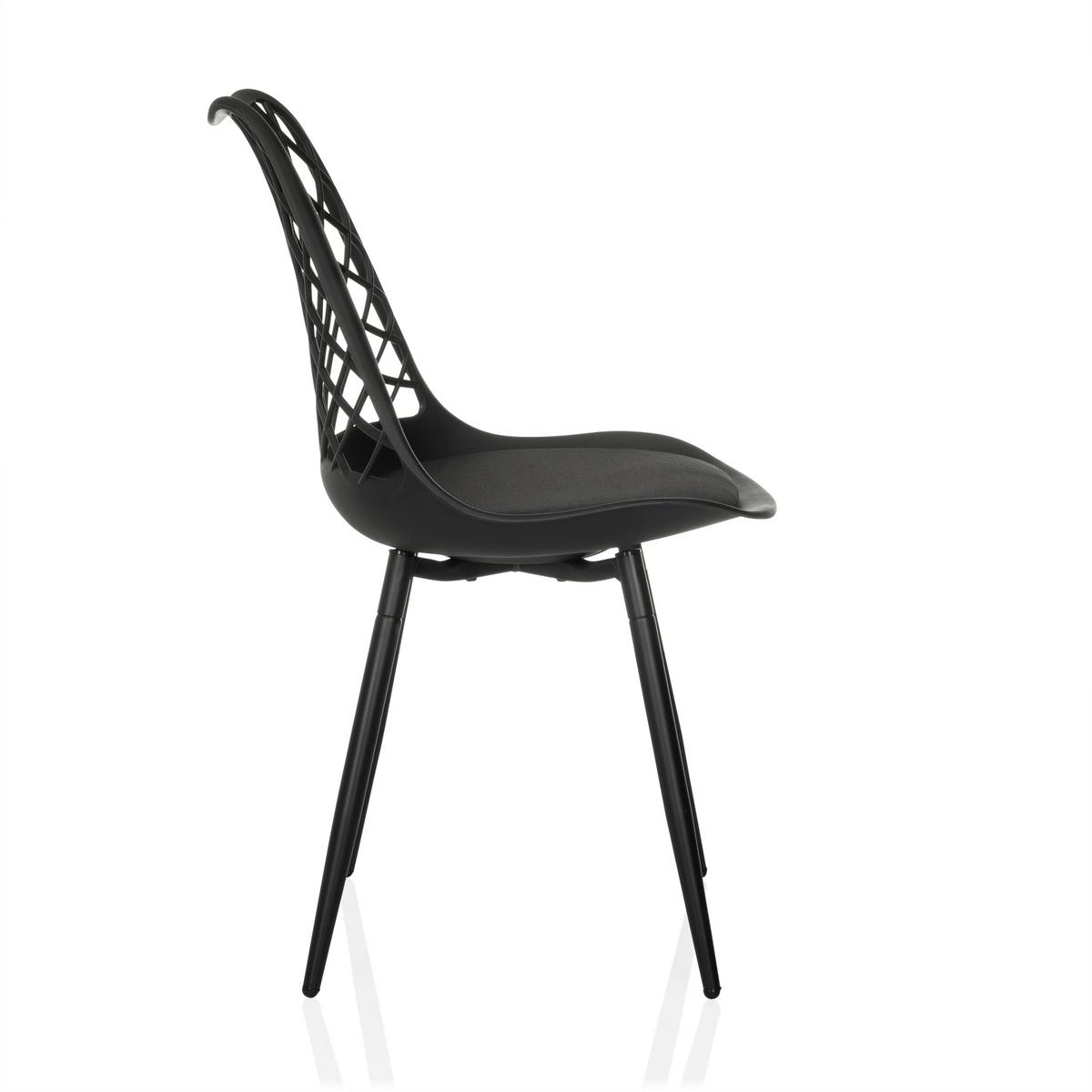 Vrtni Stol Begio S, Črna - črna, Moderno, kovina/umetna masa (48/83/57cm) - MID.YOU