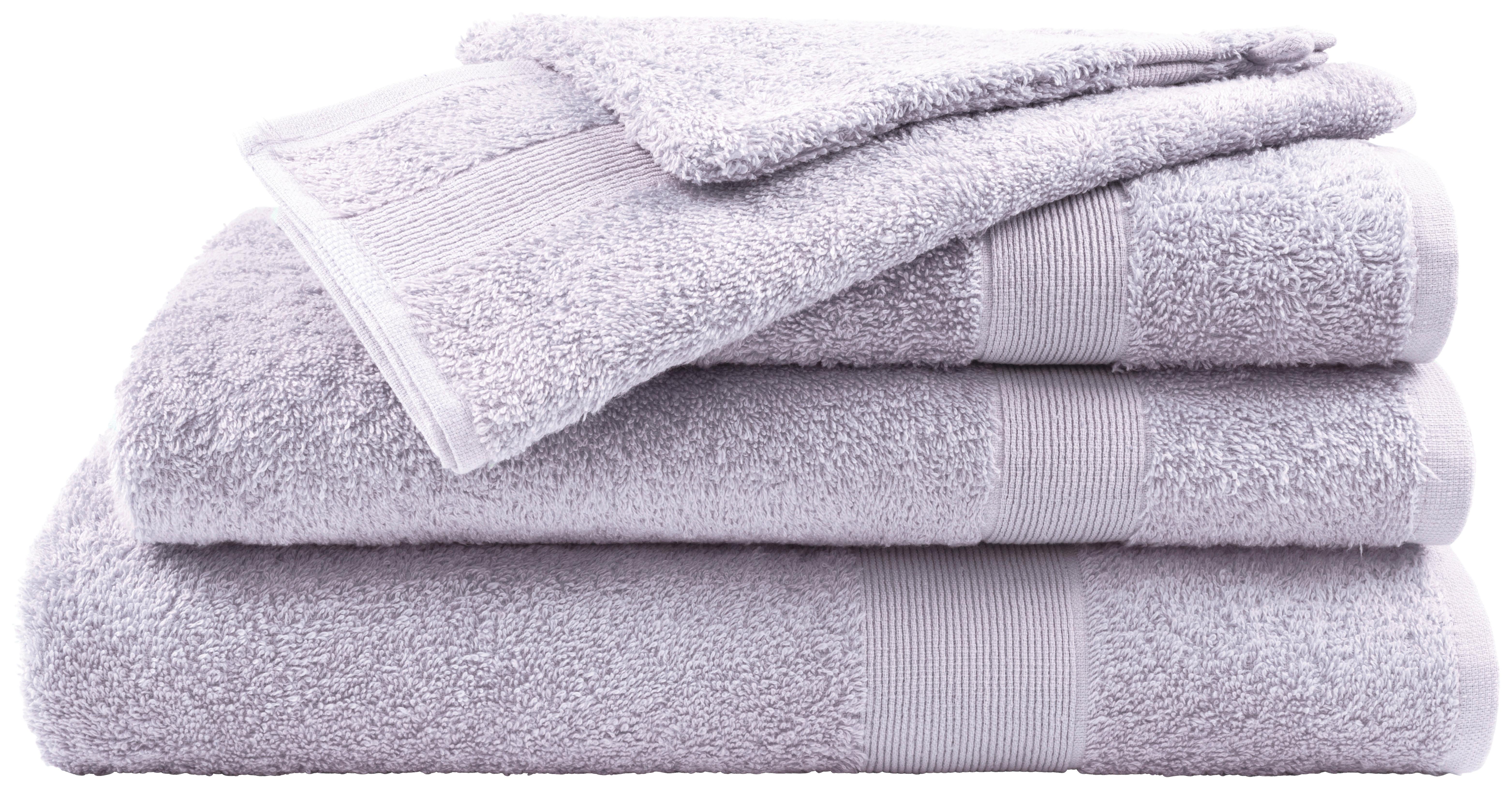 Gästetuchset Silke Mauve, 2 Stk. - Mauve, Textil (30/50cm)
