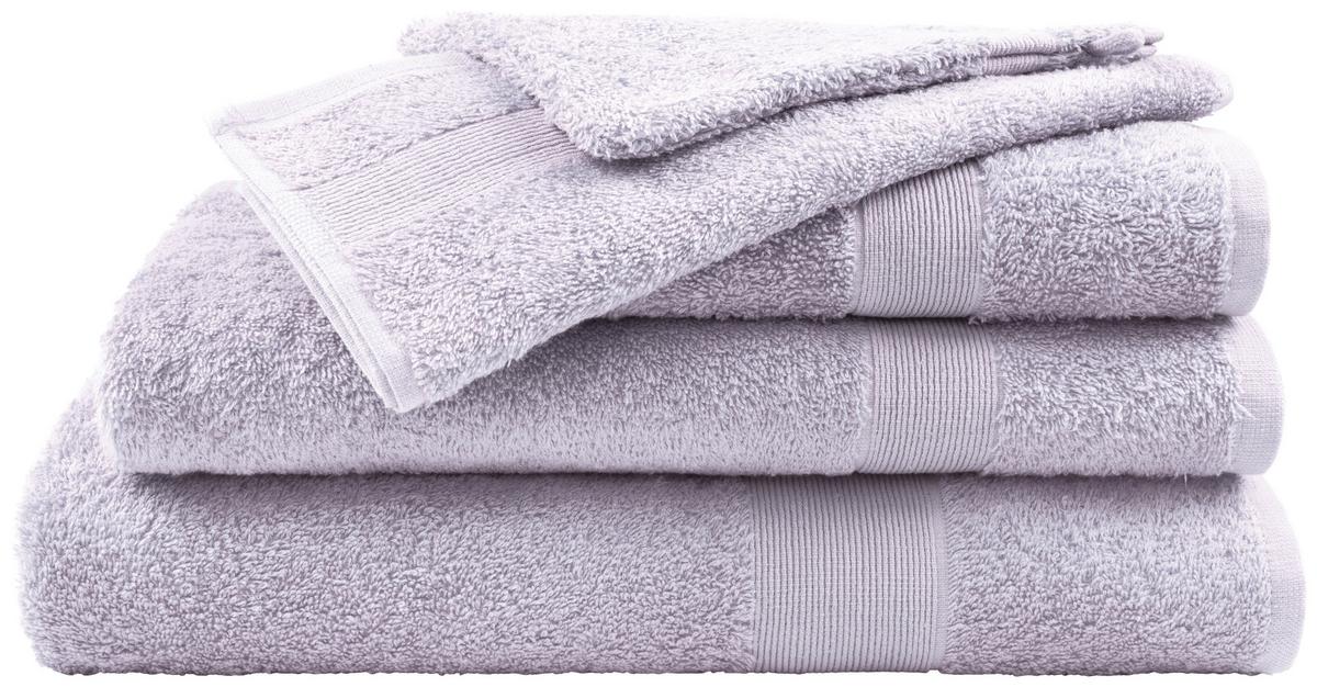 Gästetuchset Silke Mauve, 2 Stk. - Mauve, Textil (30/50cm)