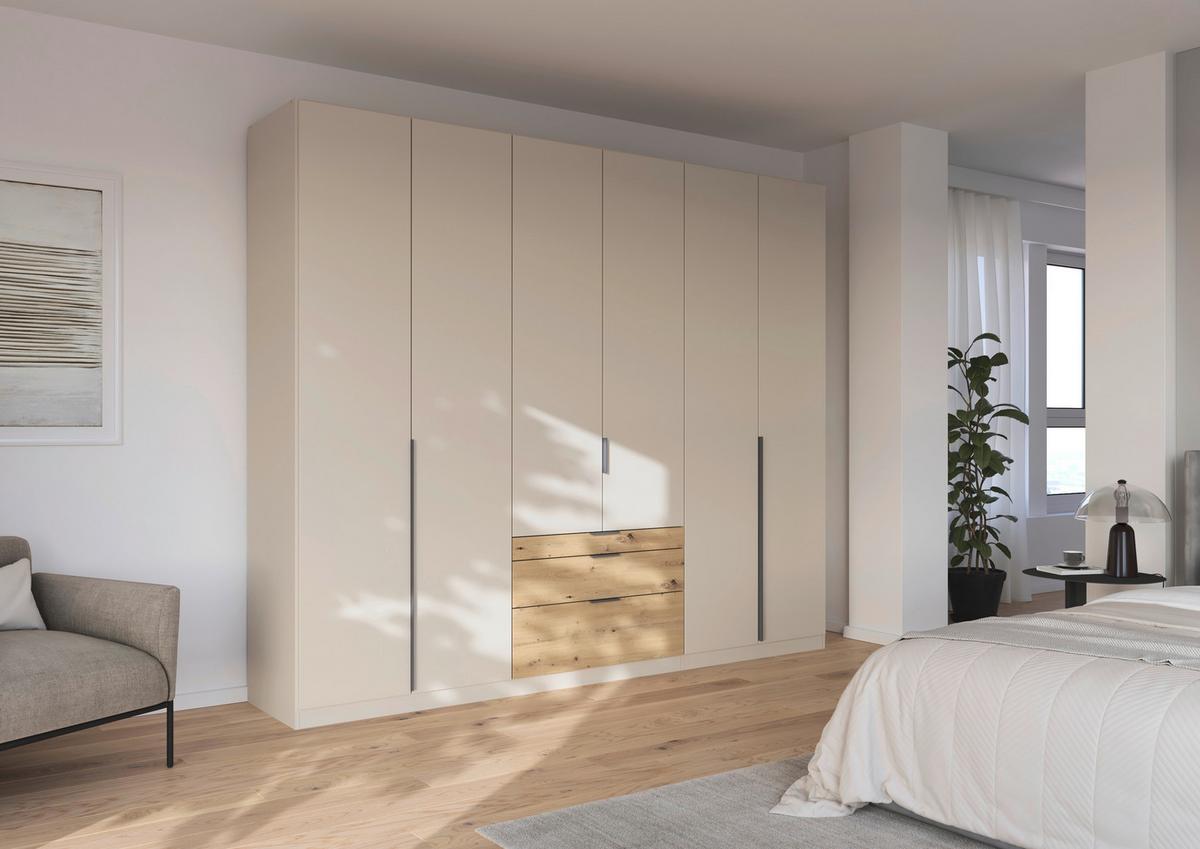 Ormar S Klasičnim Vratima Alabama - boje hrasta/hrast Artisan, Moderno, drvni materijal (271/229/54cm) - Modern Living