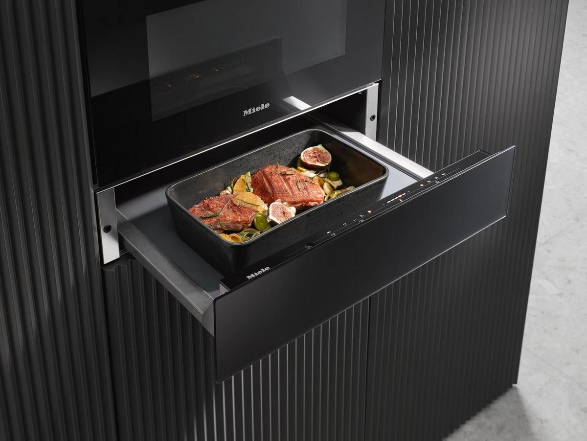 Wärmeschublade ESW7010OBSW Schwarz - Schwarz, MODERN (59,6/14,1/57,0cm) - Miele