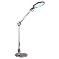 Namizna Led-svetilka Urias, S Sijalko - črna, Design, kovina/umetna masa (55,7/20/103,5cm) - Globo