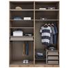 Otvoreni Ormar Unit - antracit, Moderno, drvni materijal (182,2/242,2/56,5cm) - Based