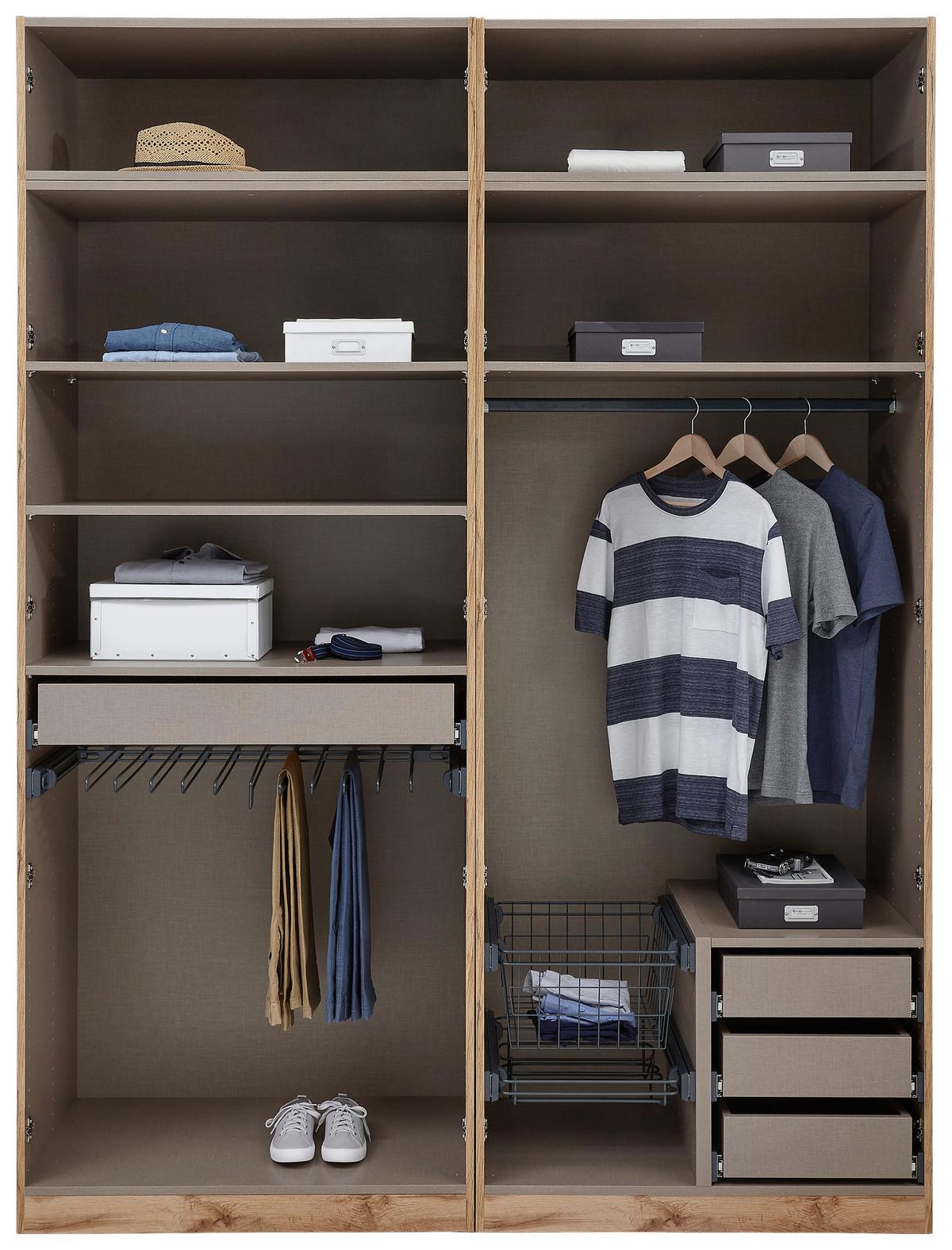 Inneneinteilung "UNIT" in Braun - Braun, MODERN, Holzwerkstoff (46,5/52/54,4cm) - Based