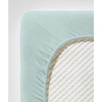 Fixleintuch Q 4000 74 - Türkis, Basics, Textil (180-200/200-210cm) - Fleuresse