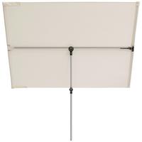Sonnenschirm Active Balkonblende Naturfarben - Alufarben/Naturfarben, Design, Textil/Metall (180/130cm) - Doppler