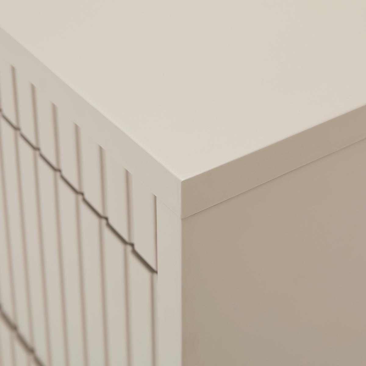 KOMODA NISKA SELINA - kaszmir, Design, materiał drewnopochodny/metal (160/57/40cm) - Xora