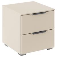 Noćni Ormarić Alabama - siva/boje šampanjca, Trend, drvni materijal/metal (40/42/42cm) - Modern Living