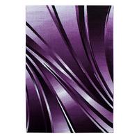 Flachwebeteppich Parma Lila ca. 280x370cm - Violett/Schwarz, Design, Textil (280/370cm) - Novel