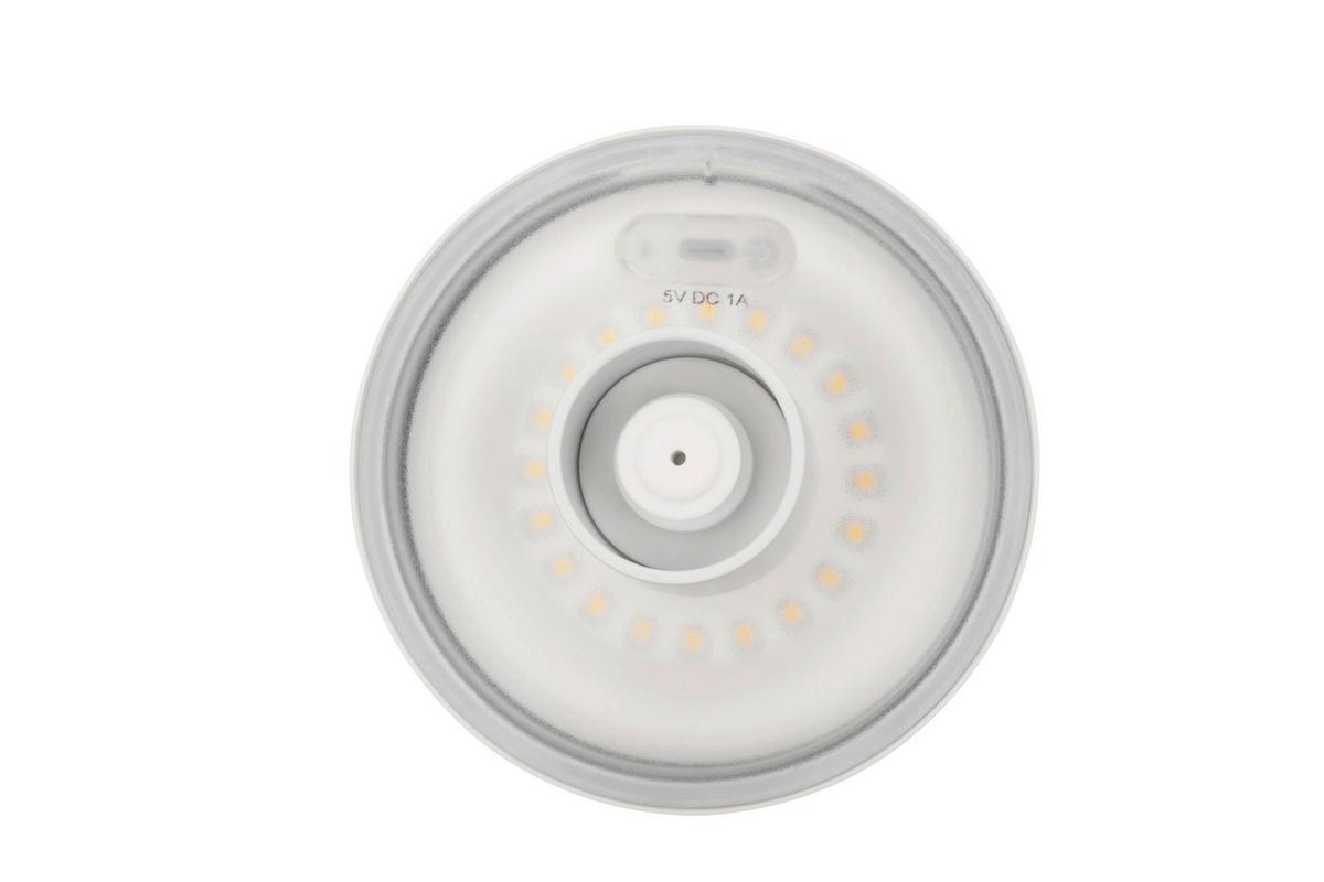LAMPA STOŁOWA Z AKUMULATOREM BOTTLE - biały, Trend, metal (11/12,2cm) - Novel