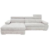 Kutna Garnitura Vegas - srebrne boje/svijetlo siva, Design, drvo/tekstil (173/294cm) - Modern Living