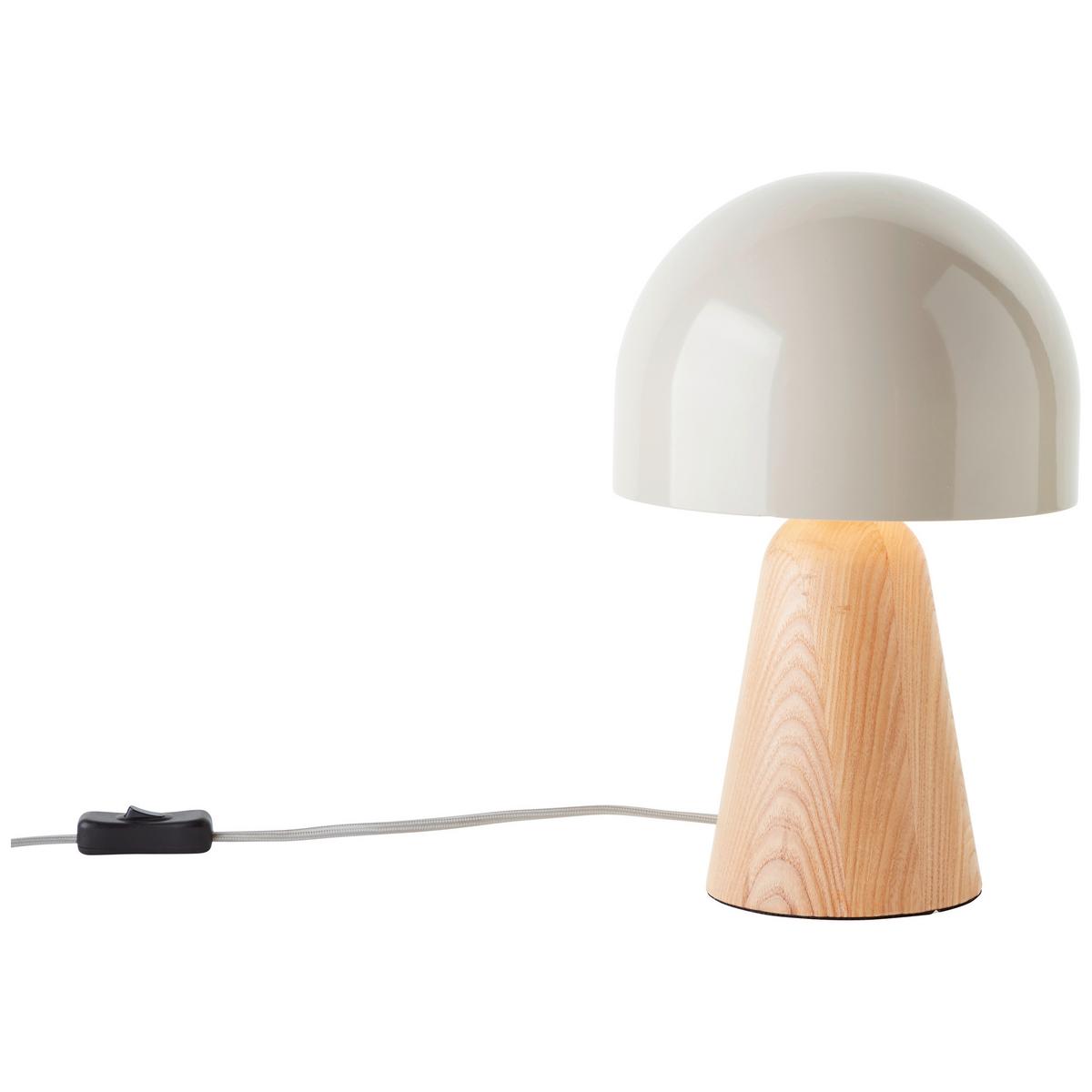 Tischleuchte Nalam Naturfarben max. 40 Watt - Natur, Holz/Metall (20/31cm) - Brilliant
