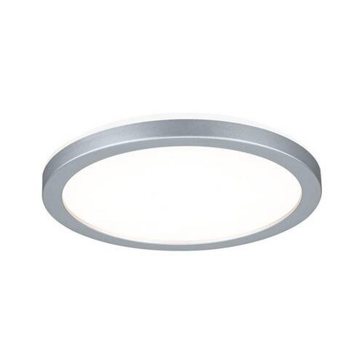 LED-Paneel Atria Shine in Chromfarben max. 11,2 Watt - Chromfarben, Basics, Kunststoff (19cm) - Paulmann