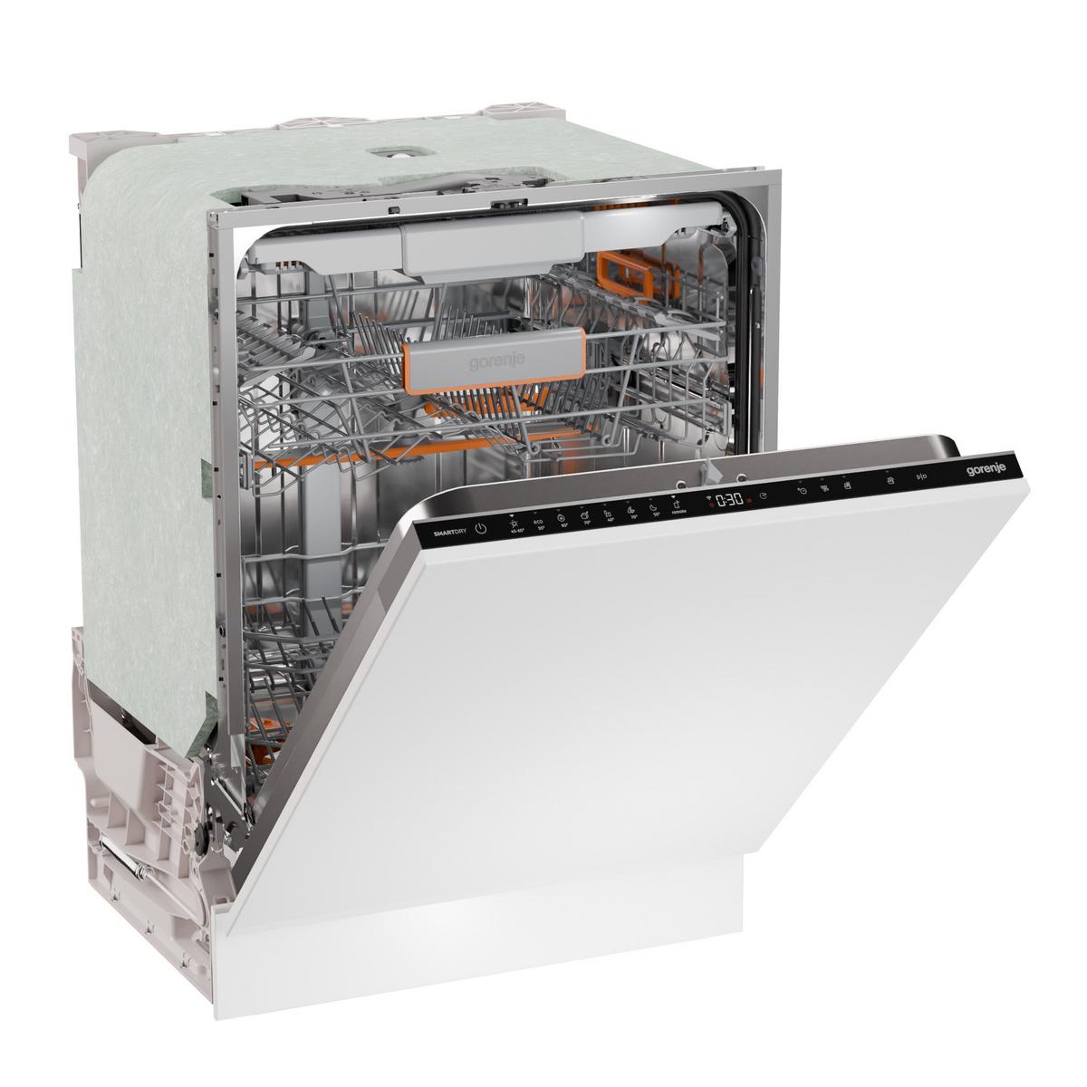 Geschirrspüler GV673A66 - Weiß, Natur, Kunststoff/Metall (59,8/81,6/55,5cm) - Gorenje