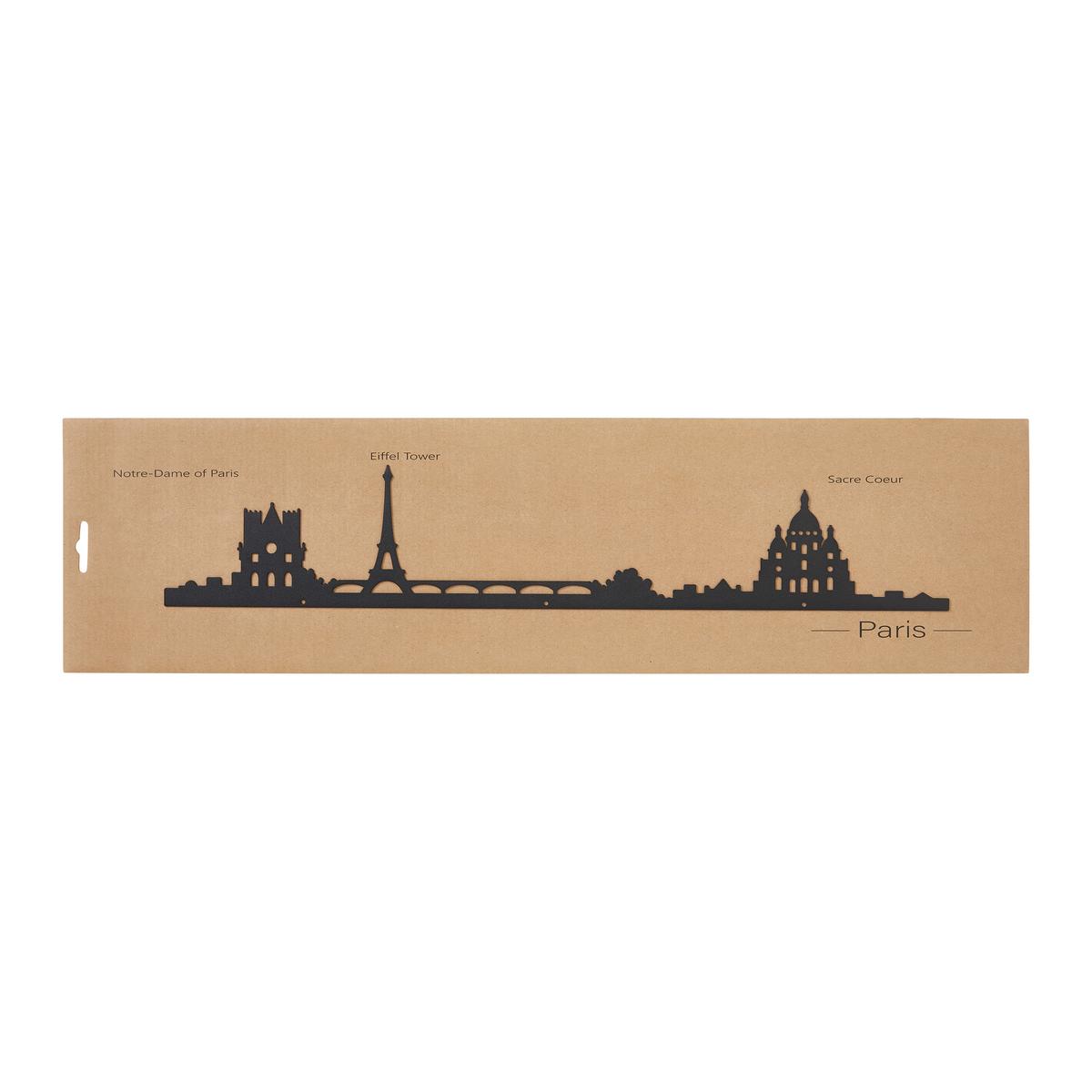 Zidna Dekoracija Skyline - crna, Konvencionalno, metal (55/10cm) - Modern Living