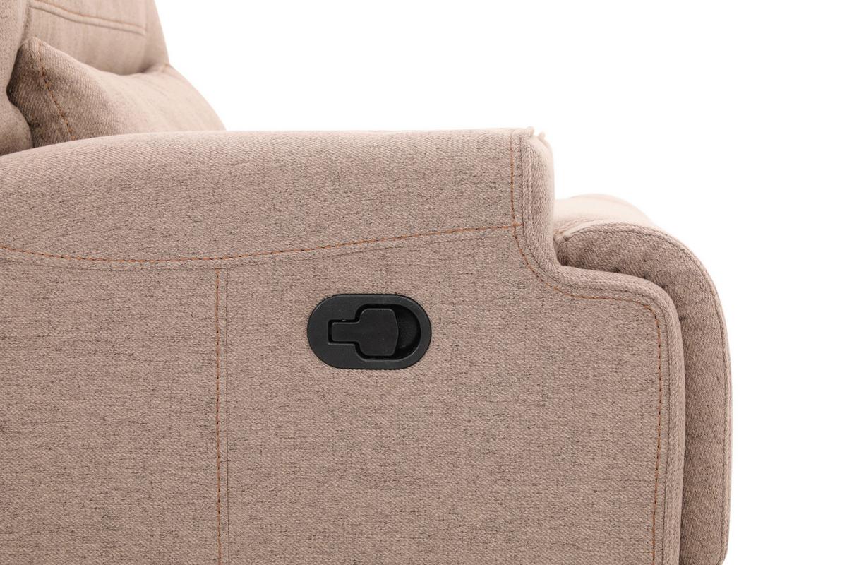 Počivalnik Texas, Mocha Rjava - črna/mocha rjava, Basics, kovina/umetna masa (122/106/102cm) - MID.YOU