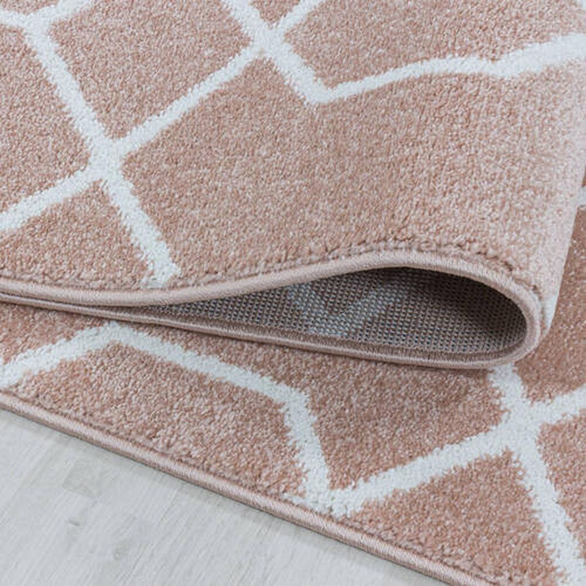 Webteppich Efor Rosa ca. 200x290cm - Rosa, Basics, Textil (200/290cm)