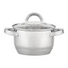 SET DE CASSEROLES ISIK - clair/couleur argent, KONVENTIONELL, verre/métal - Based