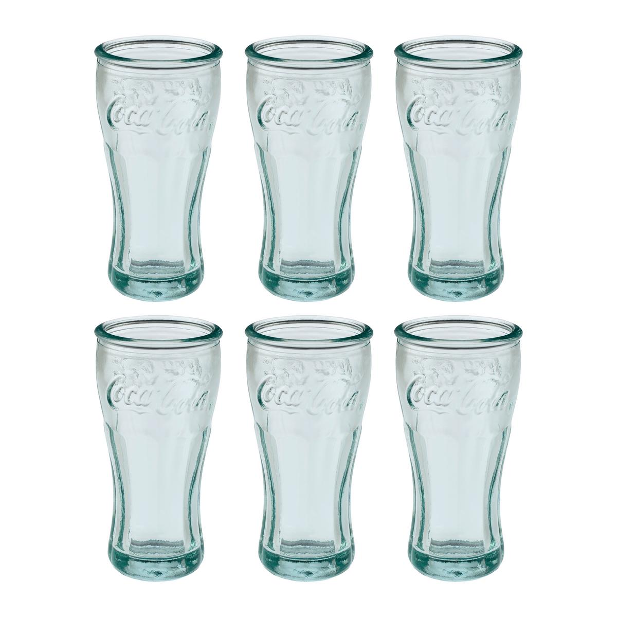 Set Kozarcev Coca Cola-Ca. 50ml - prozorno, Konvencionalno, steklo (5/8,5cm) - Coca Cola