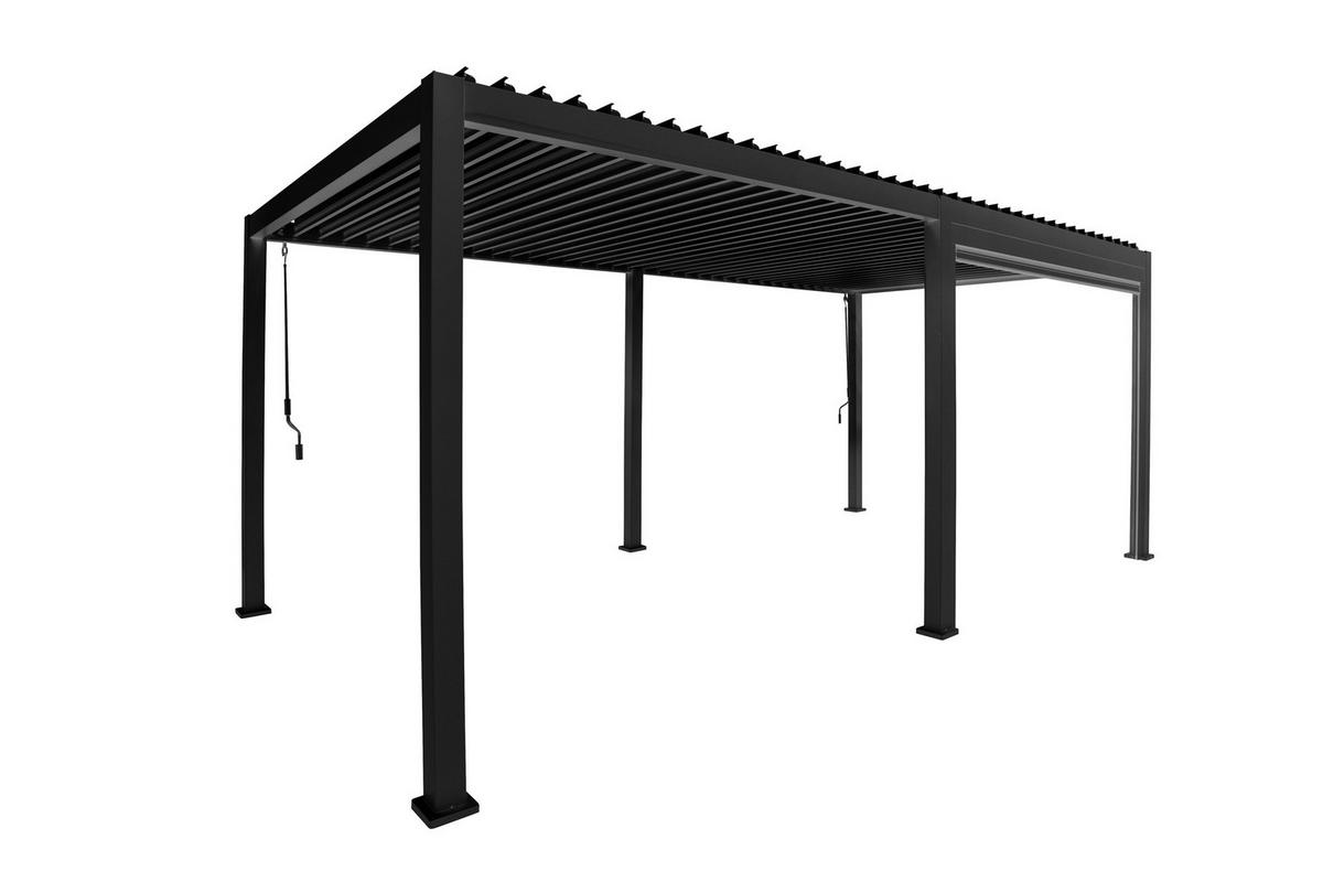 Rolo Za Pergolo Mirador, Antracit, 360x250cm - siva/antracit, Moderno, kovina/tekstil (360/250/10cm) - Gardenson